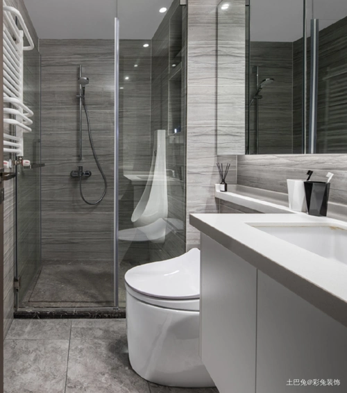 家卫生间卫生间现代简约71m05三居设计图片赏析--土巴兔装修效果图