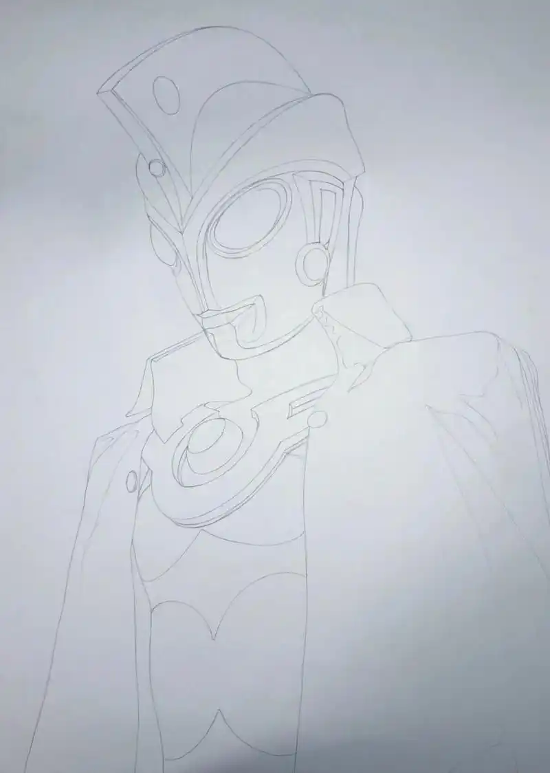 手绘艾斯奥特曼