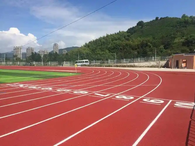 陕西塑胶跑道,塑胶操场,硅pu运动场地,塑胶田径场,学校塑胶跑道_弹性