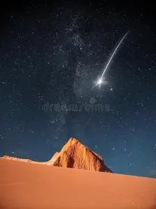 坠落的流星图片