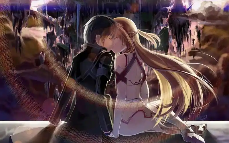 刀剑神域 桐人和亚丝娜的甜蜜时刻(p2有惊喜)