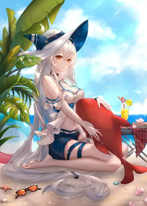 请问有没有明日方舟斯卡蒂的图,好看一些的? - 知乎