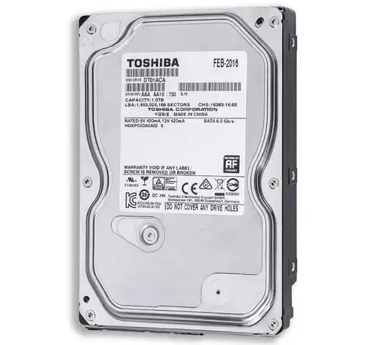 toshiba 东芝 500g 台式机硬盘(dt01aca050), 7200转每分钟,32m高速
