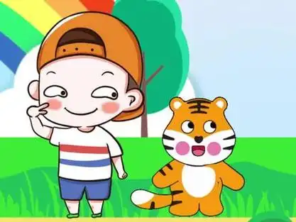 宝宝早教儿歌动画:两只老虎爱跳舞#早教儿歌 #儿童动画 #儿歌 #育儿