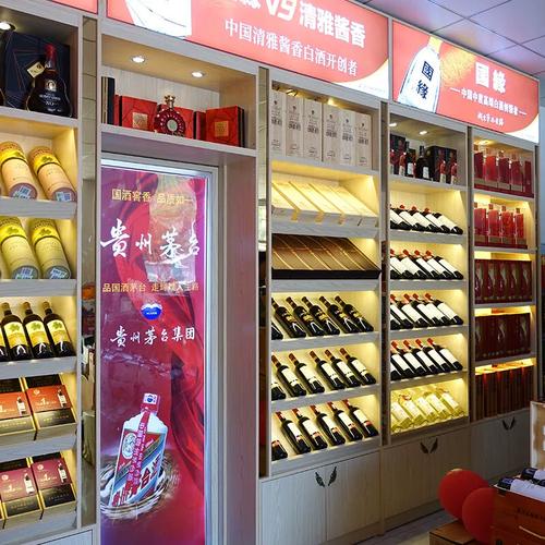 圣上实木烟柜便利店超市收银台一体烟柜台展示柜烟酒柜组合烟柜货