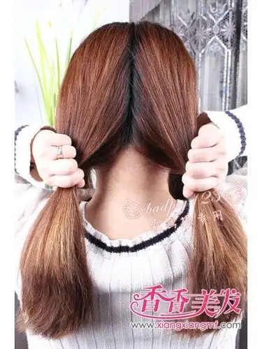 鱼骨编发 鱼骨辫的编法图解(7)