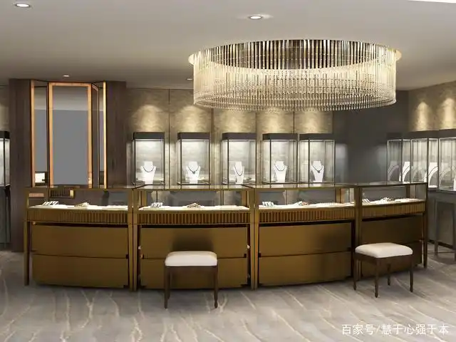 珠宝展示柜色彩运用的技巧