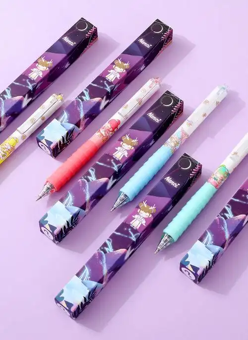 限定囡茜盲盒中性笔nanci联名按动速干05mm可爱高颜值少女心1支盲盒20