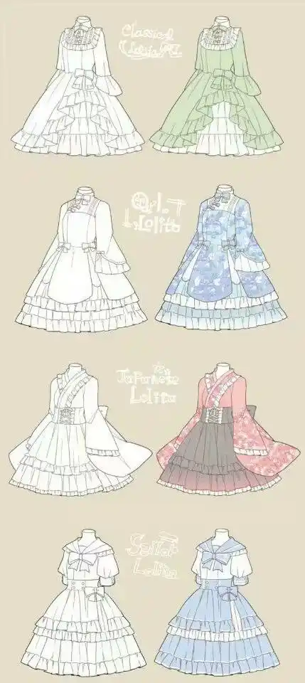 那个,我现在需要一些二次元人物的衣服,以及二次元的美食图片,如果