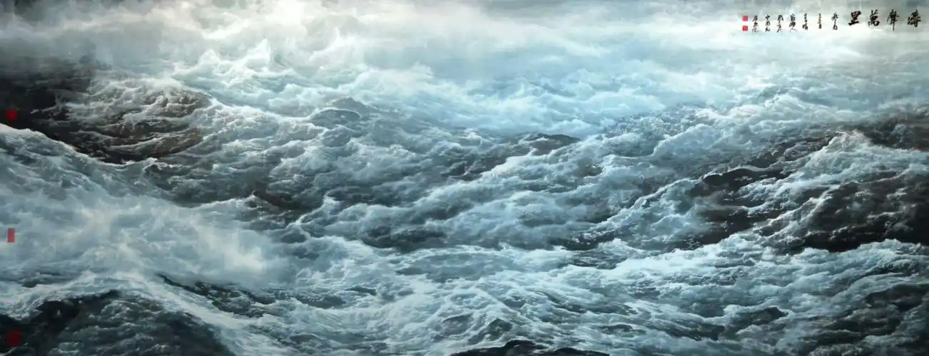 世界国画画海第一人 周智慧大师 作品欣赏