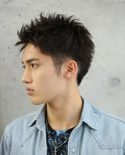 椭圆脸男生短发发型设计,脸型图片,发型图片