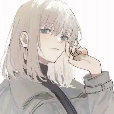 超火清冷干净风动漫女头冷色调高冷动漫女生头像