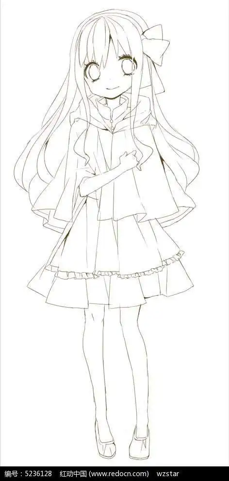 简笔画可爱动漫女孩可爱简笔画可爱简笔画可爱风头像别人的建议仅供