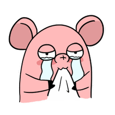 卡通眼泪小猪哭泣可怜gif动图_动态图_表情包下载_soogif