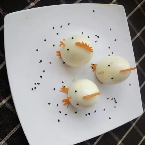 迷糊姐姐做的小鸡水煮蛋