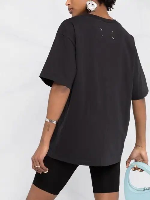 maison margiela logo图案印花t恤 图 3