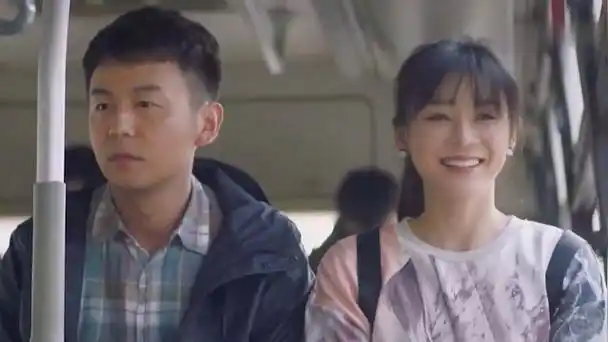 《我爱男保姆》雷佳音公交车上狂撒狗粮,袁姗姗一脸害羞样