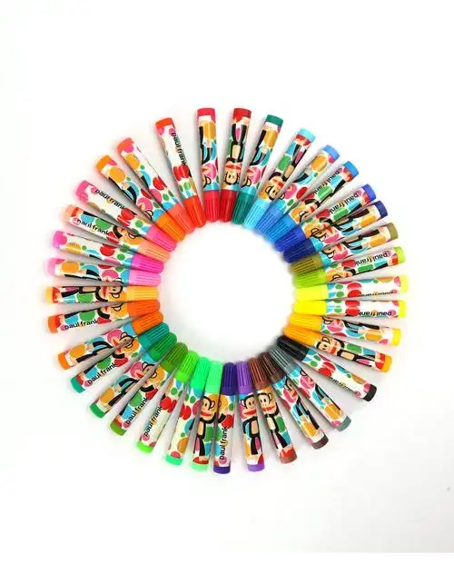 女童36色简装文具水彩笔(颜色图案随机)