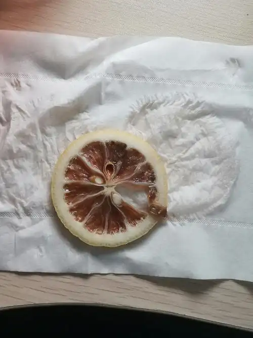 柠檬片这样子有问题吗