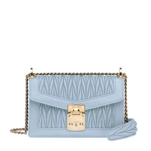 miumiu/缪缪 天蓝色 女士miu confidential皮革单肩包 5bd083_n88_f