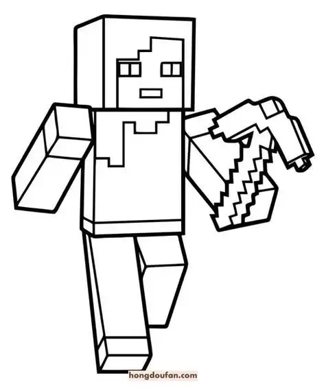 我的世界简笔画凋零蓝