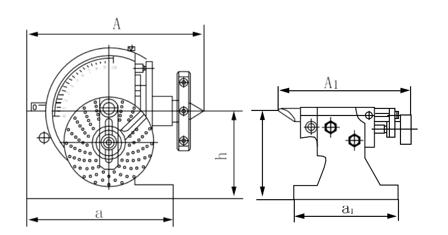 万能分度头钢铣床分度头