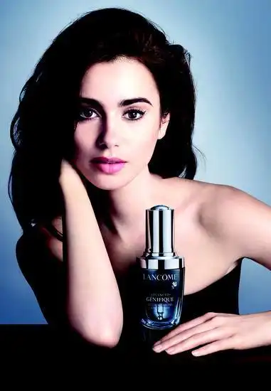 兰蔻代言人莉莉61柯林斯(lily collins)