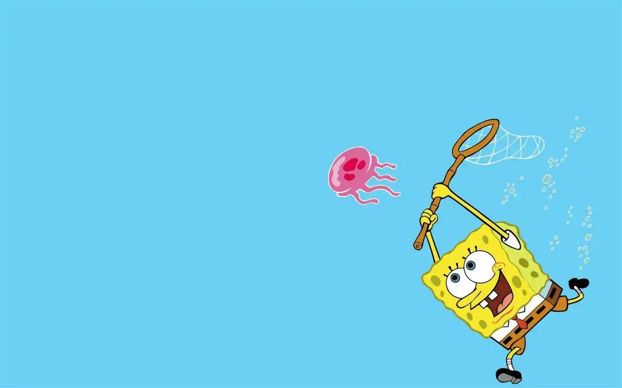 滑稽的可爱卡通海绵宝宝图片桌面壁纸 第二辑