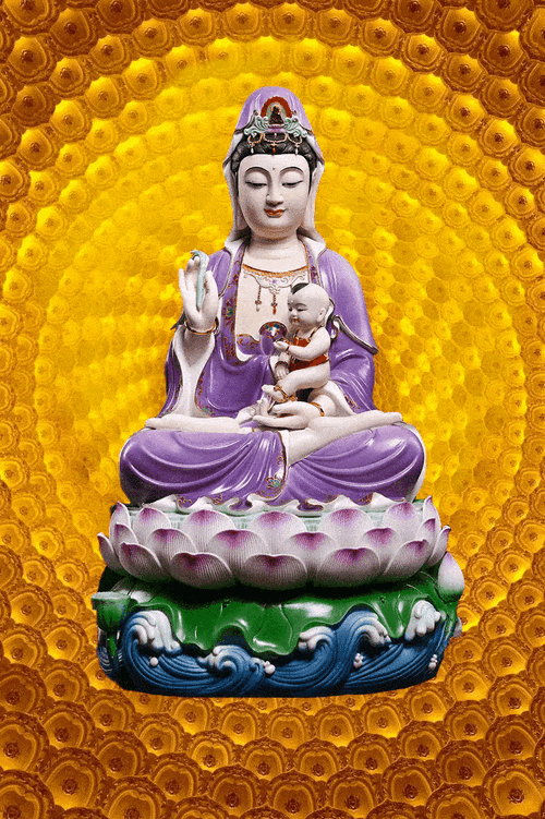 观音菩萨送子图