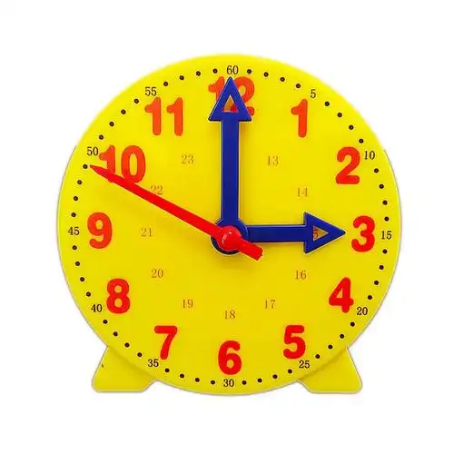 小学生钟表模具一年级数学钟表模型小学教具儿童认识时间学习器12小时