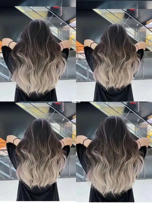 不一样的双色染发