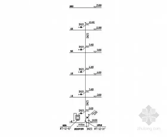 [武汉]多层住宅楼煤气设计施工图