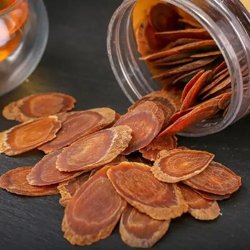 无糖红参片长白山8年老根切片新开河特大红参片别直参高丽参粉