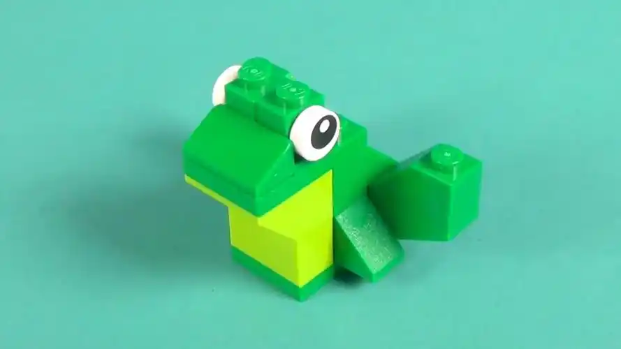 用搭建一只大青蛙吧#乐高积木 #积木拼装