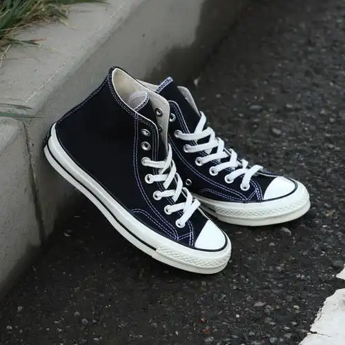 黑色converse匡威1970s老款三星星标高帮帆布鞋板鞋帆布鞋