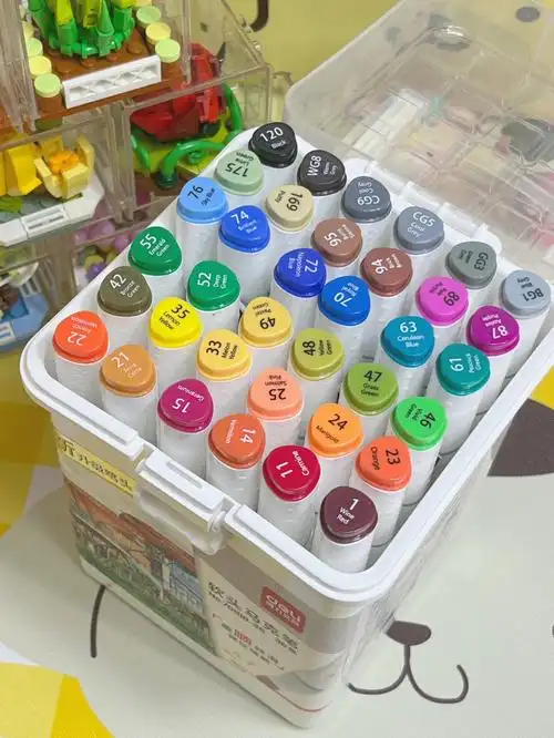 文具分享手帐新手的36色马克笔73