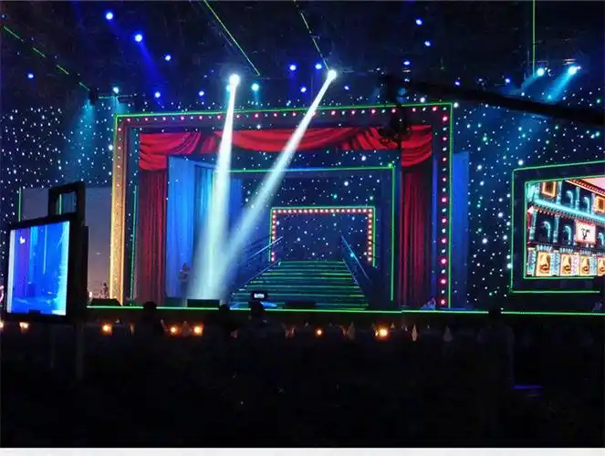 晚会舞台led显示屏 春晚舞台背景led显示屏 酒店晚会led舞台屏