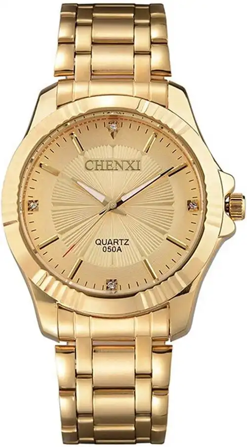 royal diamond design 金色手表 montre homme 男士手表 *品牌奢华