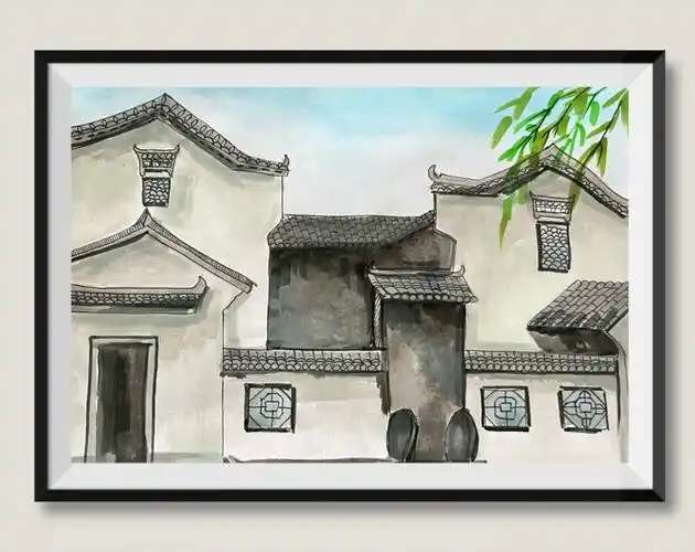 美育作品1《徽派建筑》总结: 本节课我们了解了徽派建筑的特点,通过