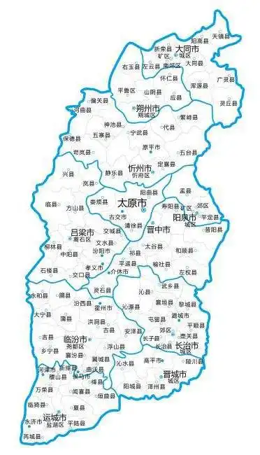 山西省地图