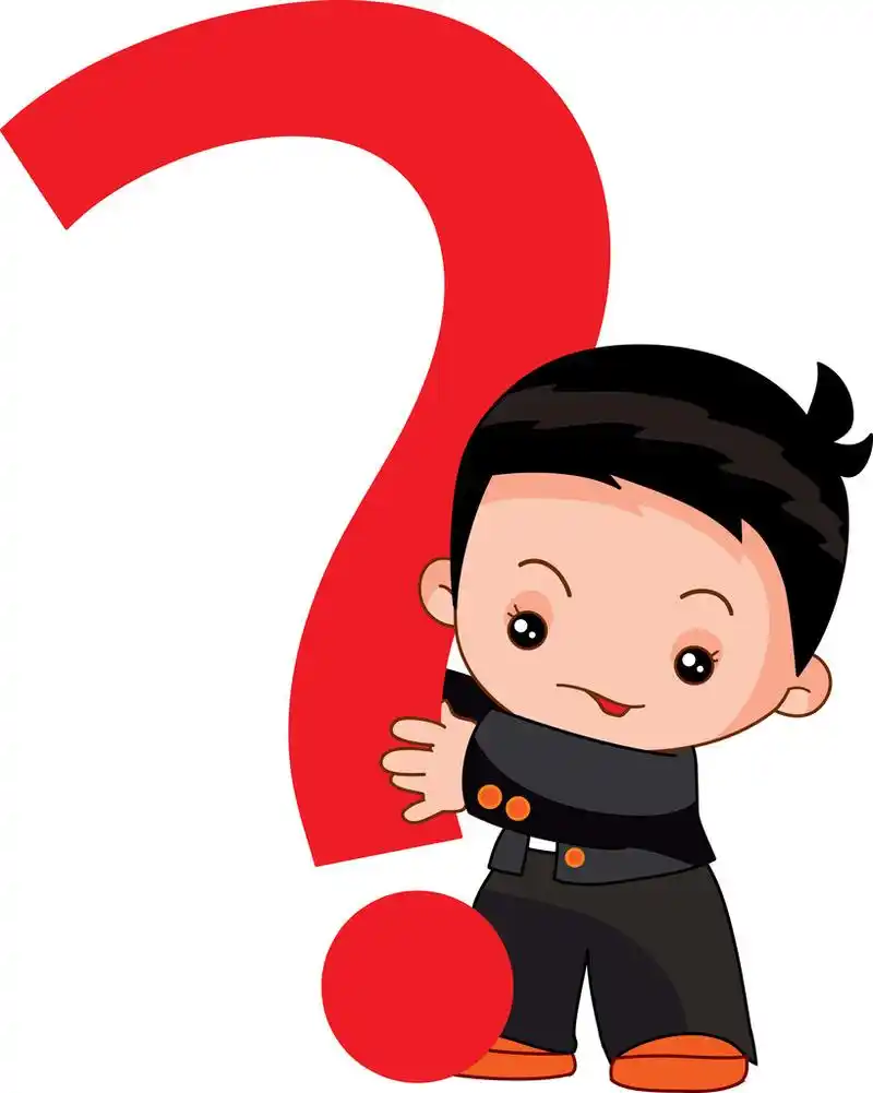 男孩抱着一个问号,男孩抱着一个问号