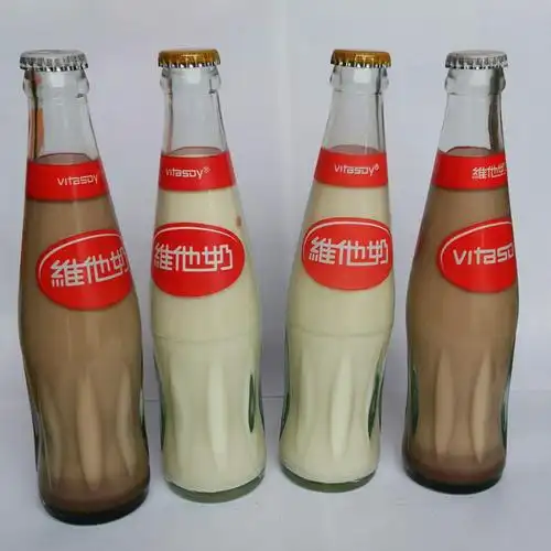 维他原味豆奶饮料236ml玻璃玻璃瓶瓶装植物蛋白饮料