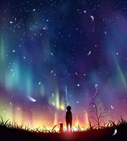 浪漫星空情侣头像图片 情侣头像图片大全 -【爱个性】