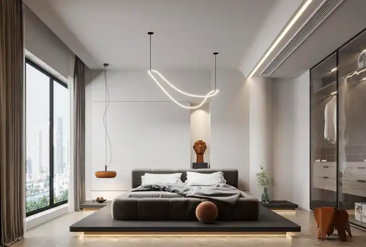 现代卧室-室内设计-拓者设计吧