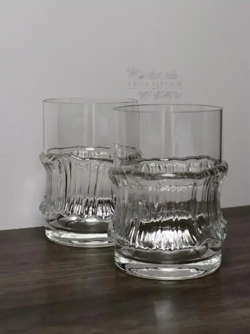 无敌的德国中古立体波纹玻璃杯