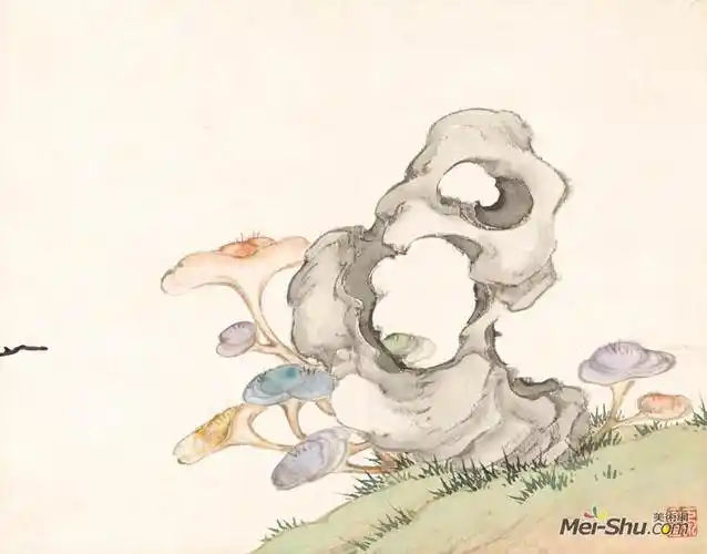 灵芝居廉中国画高清作品