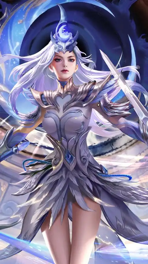 王者花木兰月形态皮肤美图