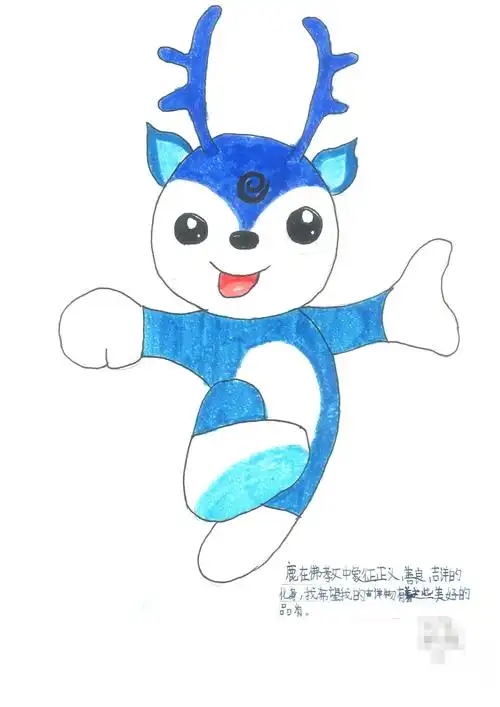 请为你喜欢的运动会吉祥物的设计稿进行投票