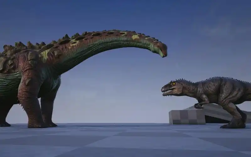 泰坦龙(最理想情况) vs 南方巨兽龙(野生)