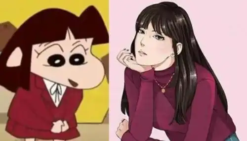 蜡笔小新角色长大后小爱变成了优雅女神小新是阳光少年